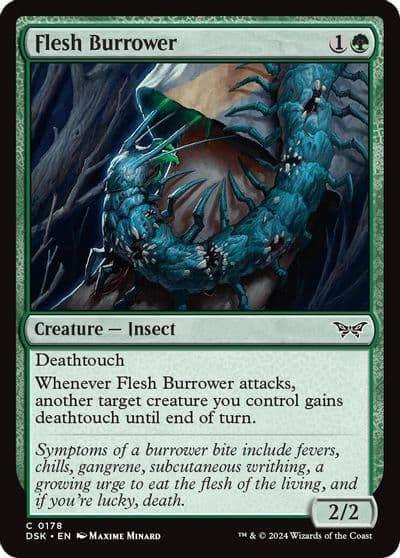 Flesh Burrower Duskmourn: House of Horror Magic card