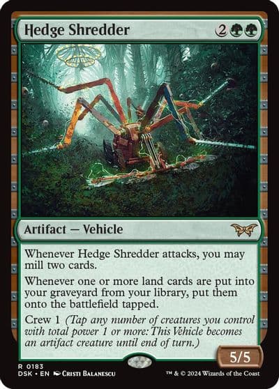 Hedge Shredder Duskmourn: House of Horror Magic card