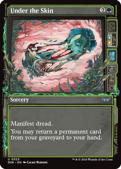 Under the Skin Showcase Duskmourn: House of Horror Magic card
