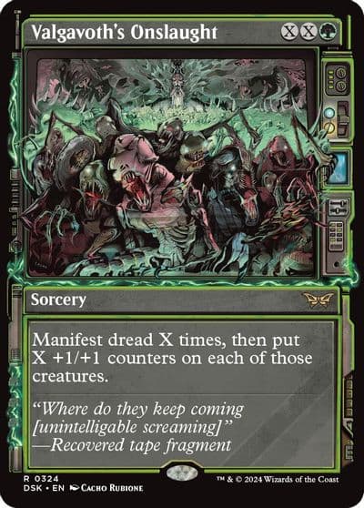 Valgavoths Onslaught Showcase Duskmourn: House of Horror Magic card