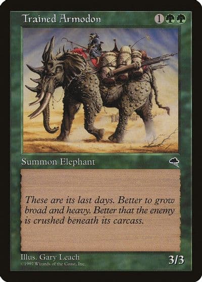 Trained Armodon Tempest Magic card
