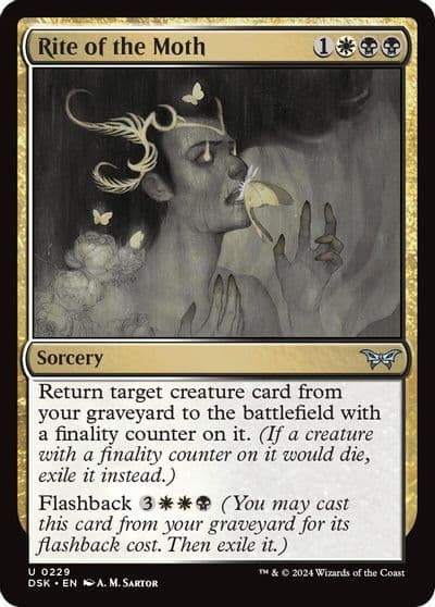 Rite of the Moth Duskmourn: House of Horror Magic card
