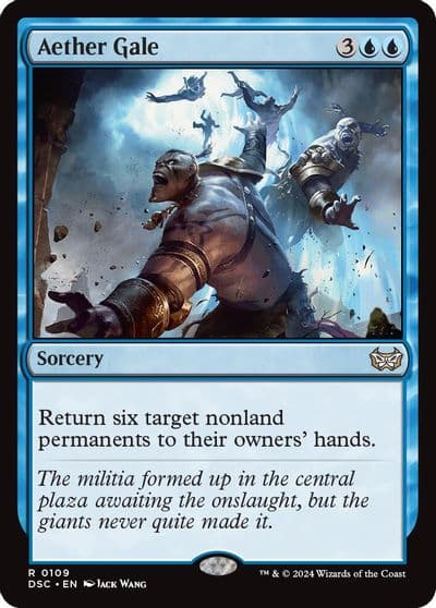 Aether Gale Commander: Duskmourn: House of Horror Magic card