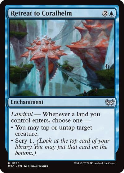 Retreat to Coralhelm Commander: Duskmourn: House of Horror Magic card
