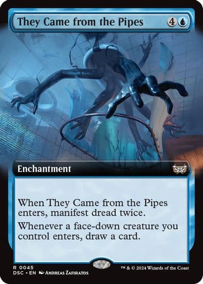 They Came from the Pipes Extended Art Commander: Duskmourn: House of Horror Magic card