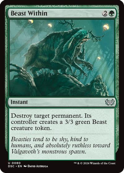 Beast Within Commander: Duskmourn: House of Horror Magic card