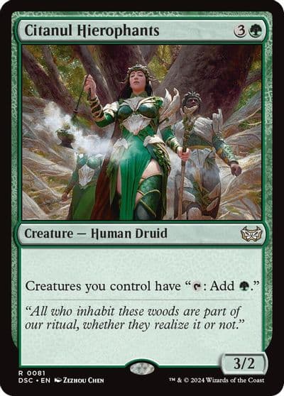 Citanul Hierophants Commander: Duskmourn: House of Horror Magic card