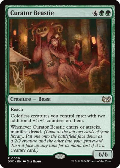 Curator Beastie Commander: Duskmourn: House of Horror Magic card