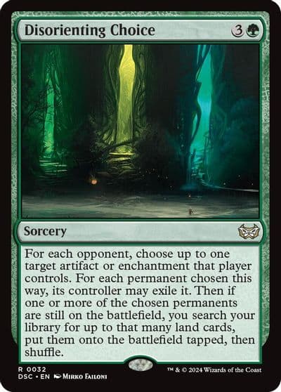 Disorienting Choice Commander: Duskmourn: House of Horror Magic card