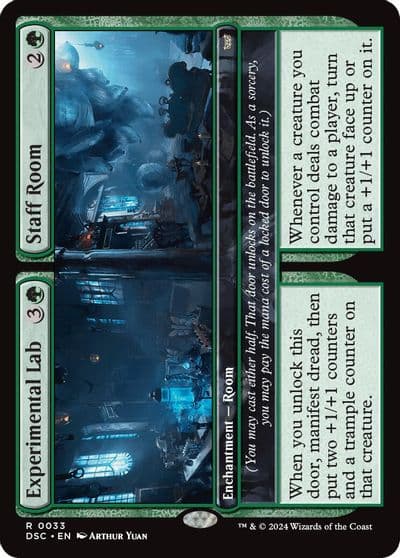 Experimental Lab Staff Room Commander: Duskmourn: House of Horror Magic card