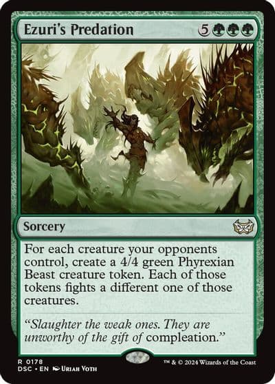 Ezuris Predation Commander: Duskmourn: House of Horror Magic card