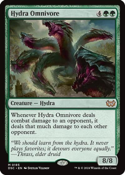 Hydra Omnivore Commander: Duskmourn: House of Horror Magic card