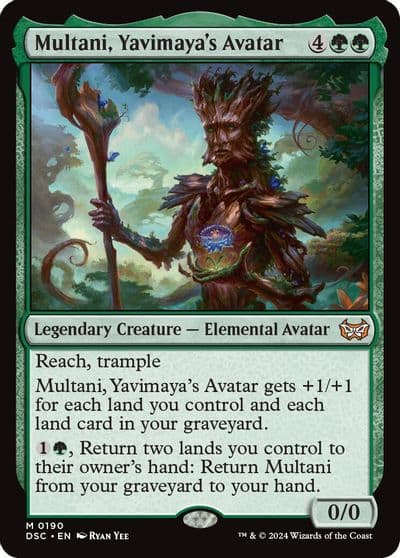 Multani Yavimayas Avatar Commander: Duskmourn: House of Horror Magic card