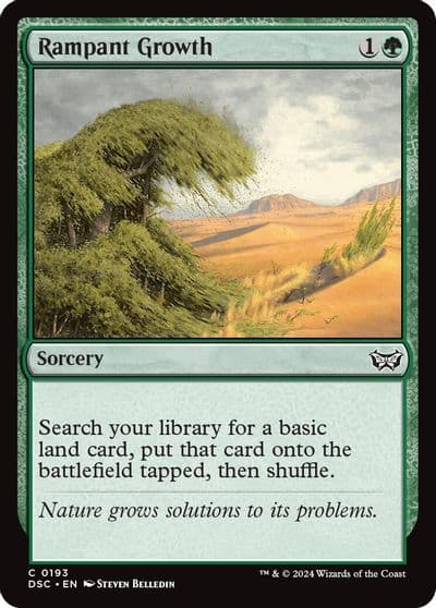 Rampant Growth Commander: Duskmourn: House of Horror Magic card