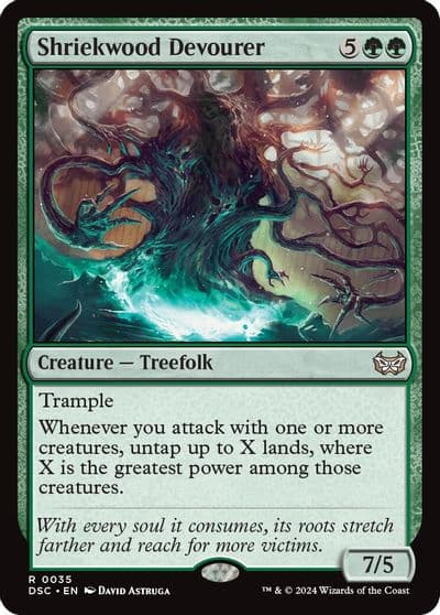 Shriekwood Devourer Commander: Duskmourn: House of Horror Magic card