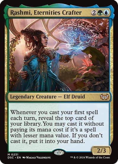 Rashmi Eternities Crafter Commander: Duskmourn: House of Horror Magic card
