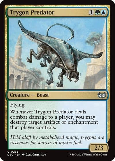 Trygon Predator Commander: Duskmourn: House of Horror Magic card