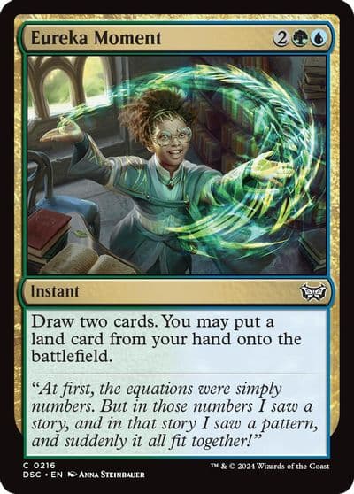 Eureka Moment Commander: Duskmourn: House of Horror Magic card