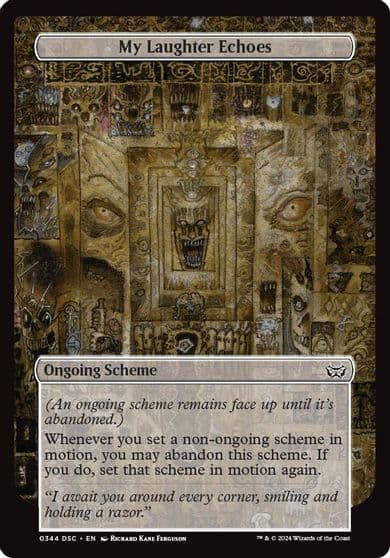 My Laughter Echoes Full Art Archenemy: Duskmourn Magic card