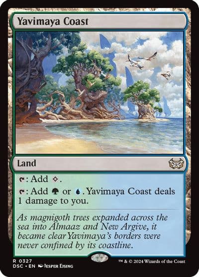 Yavimaya Coast Commander: Duskmourn: House of Horror Magic card