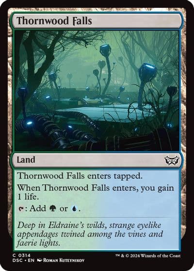 Thornwood Falls Commander: Duskmourn: House of Horror Magic card