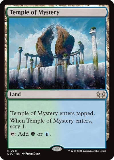 Temple of Mystery Commander: Duskmourn: House of Horror Magic card
