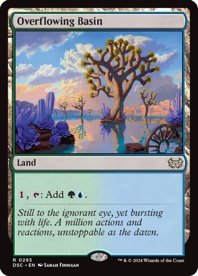 Overflowing Basin Commander: Duskmourn: House of Horror Magic card