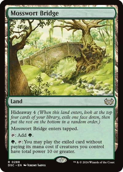 Mosswort Bridge Commander: Duskmourn: House of Horror Magic card