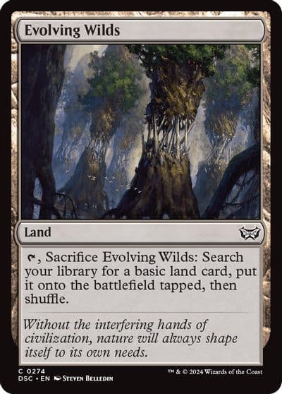 Evolving Wilds Commander: Duskmourn: House of Horror Magic card