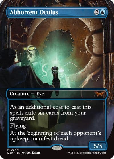 Abhorrent Oculus Borderless Duskmourn: House of Horror Magic card