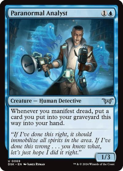 Paranormal Analyst Duskmourn: House of Horror Magic card