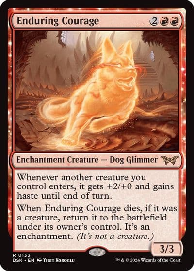 Enduring Courage Duskmourn: House of Horror Magic card