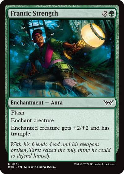 Frantic Strength Duskmourn: House of Horror Magic card