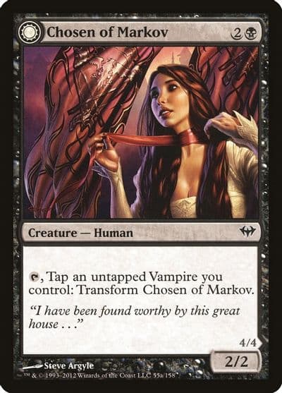 Chosen of Markov Dark Ascension Magic card