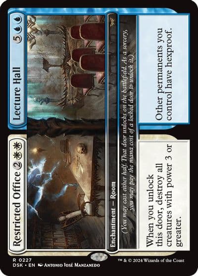 Restricted Office Lecture Hall Duskmourn: House of Horror Magic card