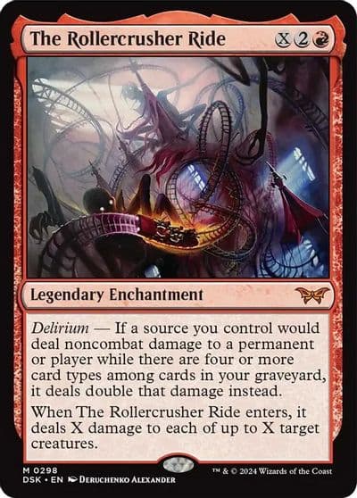 The Rollercrusher Ride 0298 Duskmourn: House of Horror Magic card