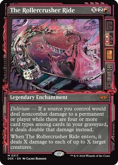 The Rollercrusher Ride Showcase Duskmourn: House of Horror Magic card
