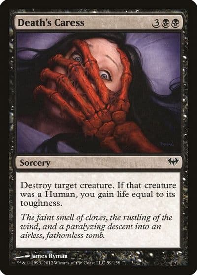 Deaths Caress Dark Ascension Magic card