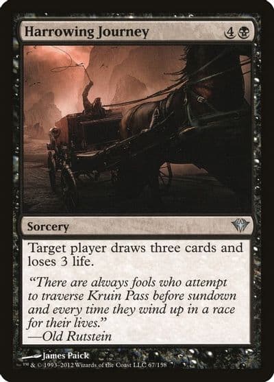 Harrowing Journey Dark Ascension Magic card