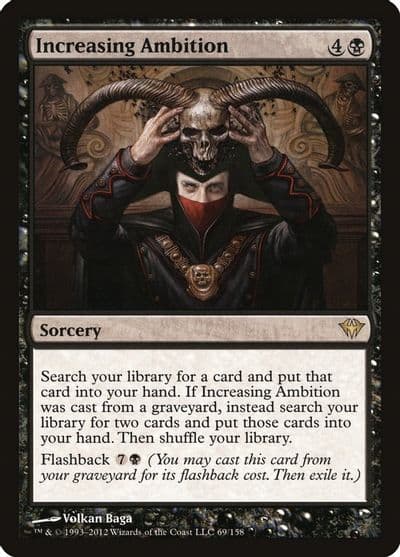 Increasing Ambition Dark Ascension Magic card