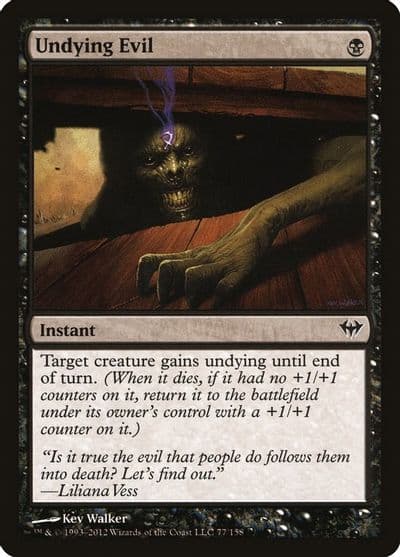 Undying Evil Dark Ascension Magic card
