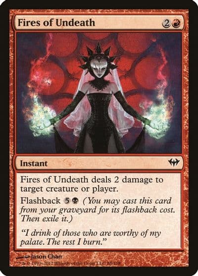 Fires of Undeath Dark Ascension Magic card