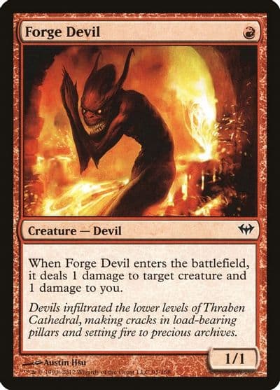 Forge Devil Dark Ascension Magic card