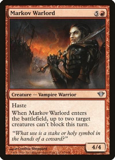 Markov Warlord Dark Ascension Magic card