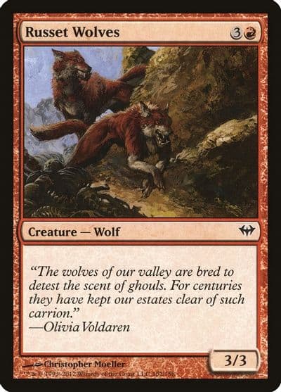 Russet Wolves Dark Ascension Magic card