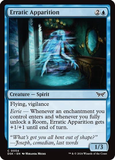 Erratic Apparition Duskmourn: House of Horror Magic card