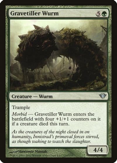 Gravetiller Wurm Dark Ascension Magic card