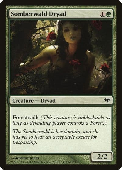 Somberwald Dryad Dark Ascension Magic card