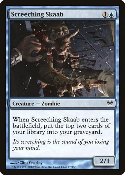 Screeching Skaab Dark Ascension Magic card