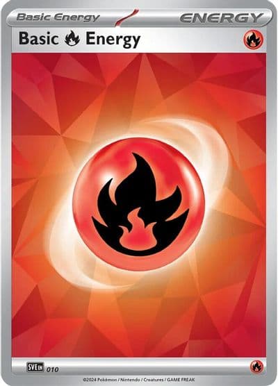 Basic Fire Energy - 010 SVE: Scarlet & Violet Energies Pokemon card